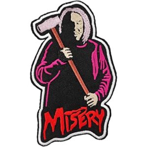 Parche bordado Misery para planchar y coser en la película_1