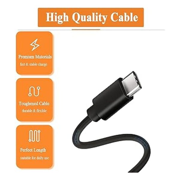 Cable de carga tipo C USB tipo C compatible con Skullcandy_5