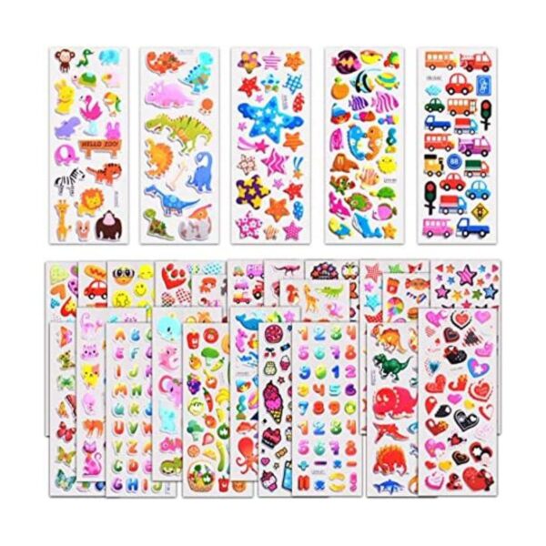 Calcomanías para niños de 1200 40 hojas diferentes