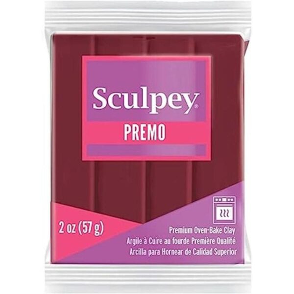 Premo Sculpey arcilla polimérica 2 ouncesalizarin Crimson_1