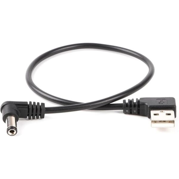 USB a Barrel Cable USB A 5.5 mm2.1 mm Angled 5 V DC Power_1