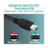 Paquete de 2 cables de alimentación USB de 6 pies para_2