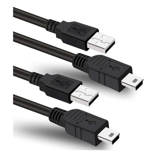 Paquete de 2 cables de alimentación USB de 6 pies para_1