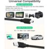 Paquete de 2 cables de alimentación USB de 6 pies para_4