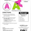ArtSkills Letras y números de póster de papel jumbo de 4_2