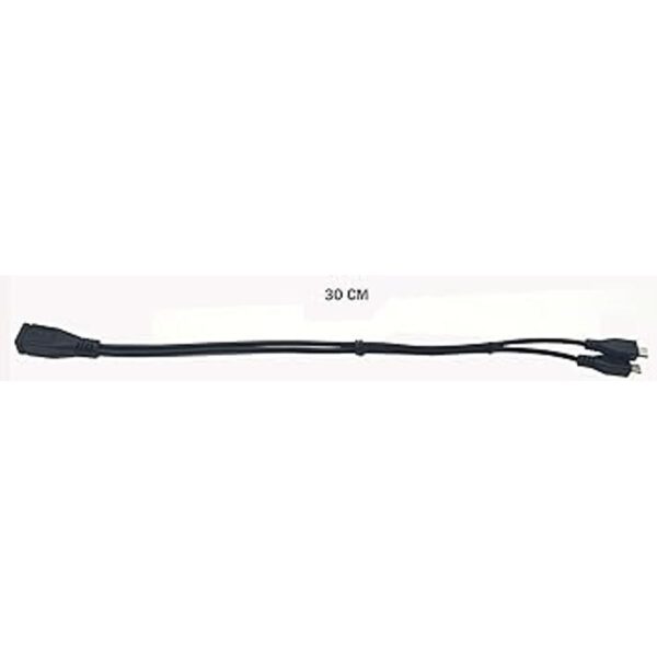 divisor micro USB 1 hembra a 2 machos cable de carga_4