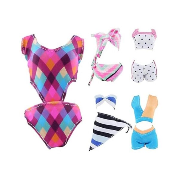 ETING 11 artículos 3 piezas de traje de baño de muñeca de_3