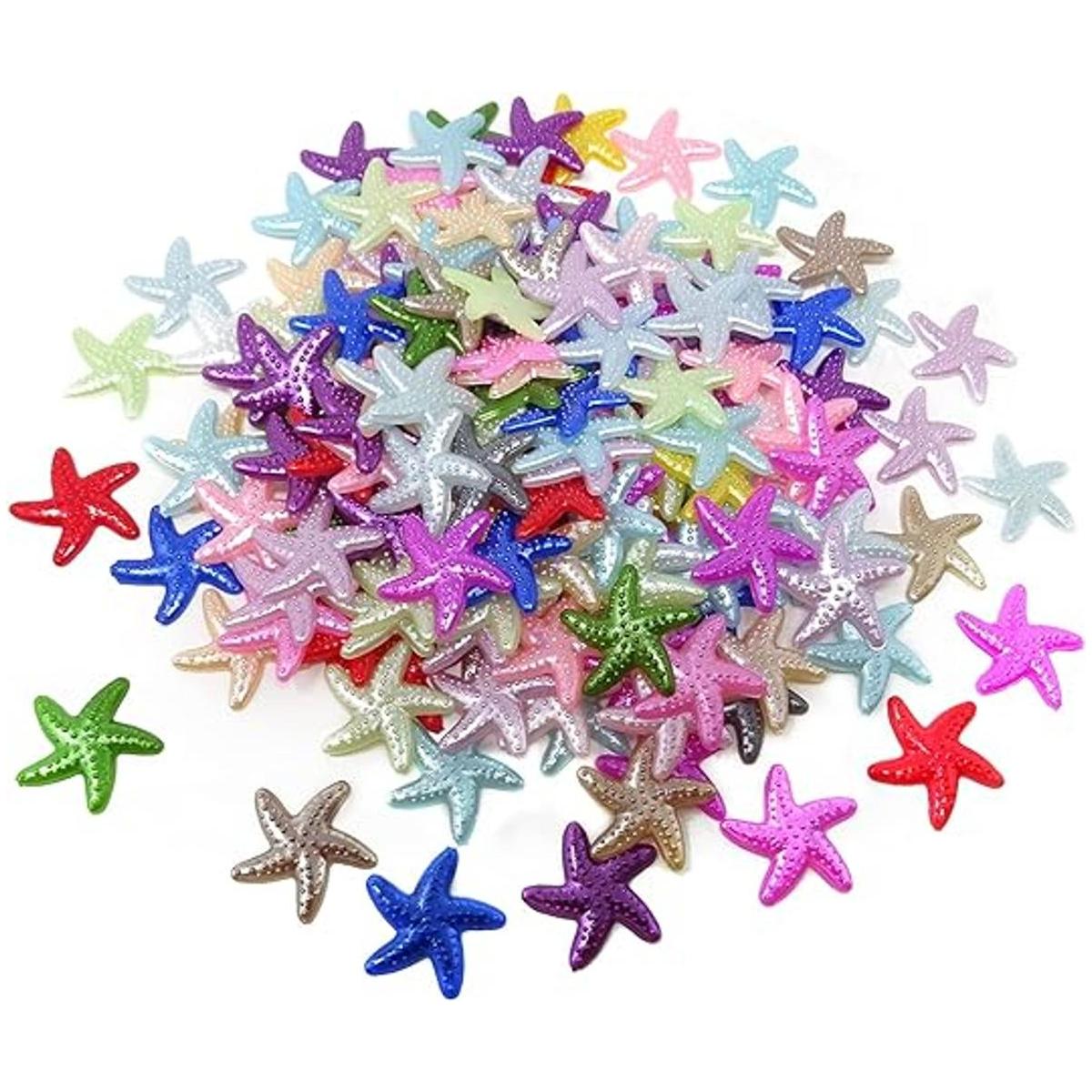Honbay 300 piezas de resina de estrella de mar de mar de