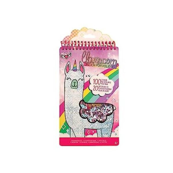 Fashion Angels Llama Shaker Compact Sketch PortfolioLlama