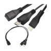 divisor micro USB 1 hembra a 2 machos cable de carga_2