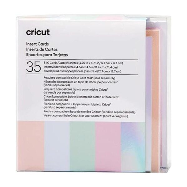 Cricut Inserta tarjetas S40 crea tarjetas de cumpleaños