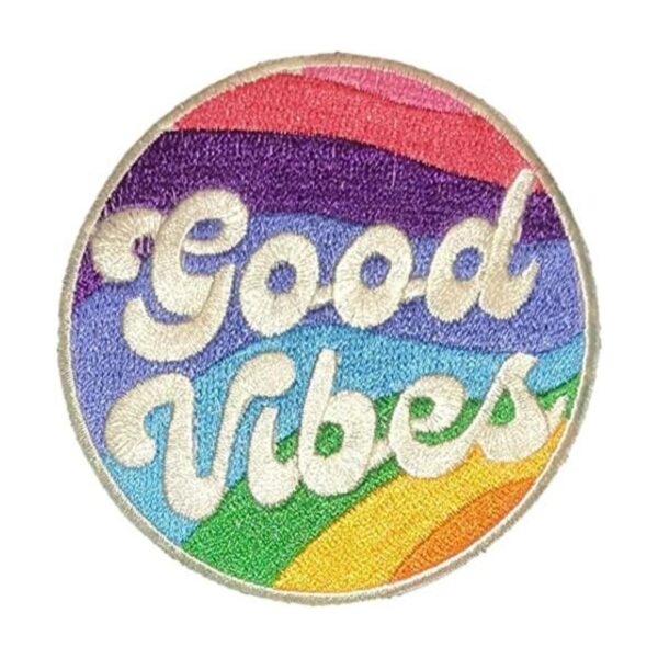 Parche Good Vibes para planchar o coser Parche_1