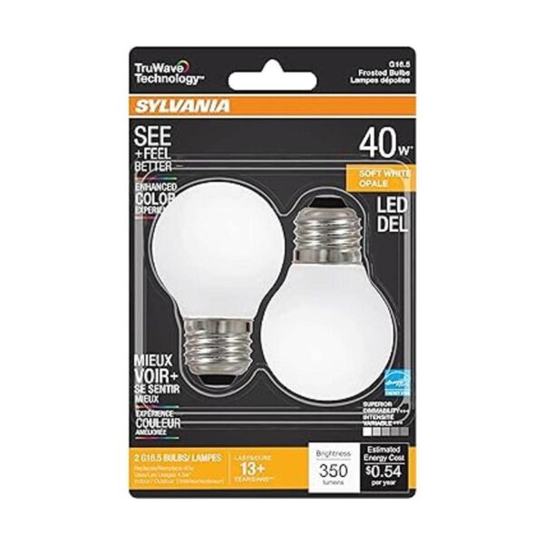 SYLVANIA Bombilla LED TruWave Natural Series G16.5_3