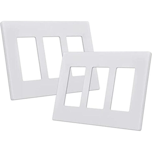 CML Placa de pared decoradora sin tornillos de 3 bandas
