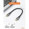 Cable USB C corto a USB C cable USB C de carga rápida