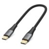 Cable USB C corto a USB C cable USB C de carga rápida