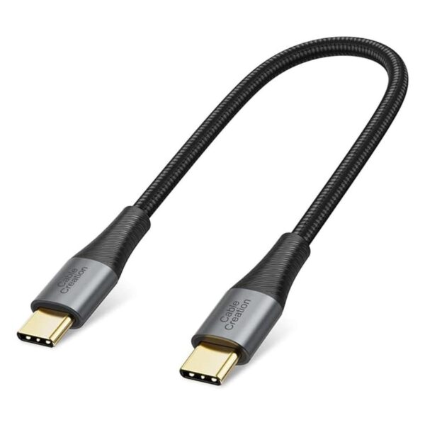 Cable USB C corto a USB C cable USB C de carga rápida