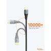 Cable USB C corto a USB C cable USB C de carga rápida