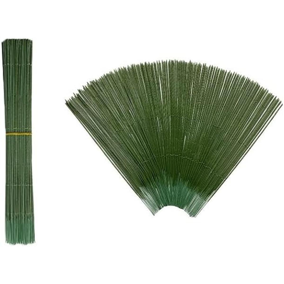 Enajucy 100 piezas de alambre de tallo floral barra de