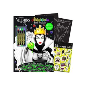 Disney Villanos para colorear y Activity Book Set con_1