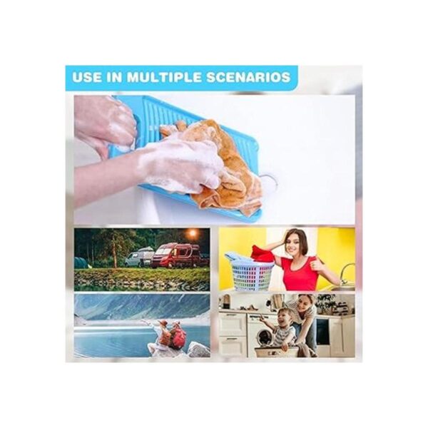 MZD Tabla pequeña de plástico para lavado de playeras de
