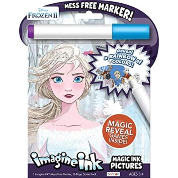 Imagine Ink Libro de juegos para colorear Frozen II_1