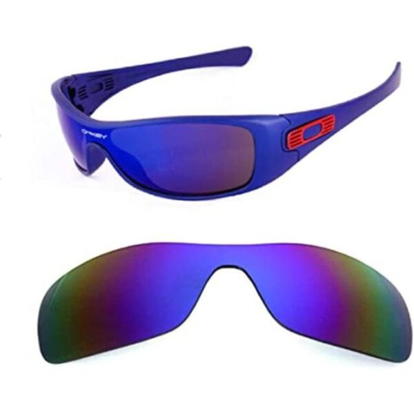 Galaxy Replacement Lenses For Oakley Antix Sunglasses Blue_1
