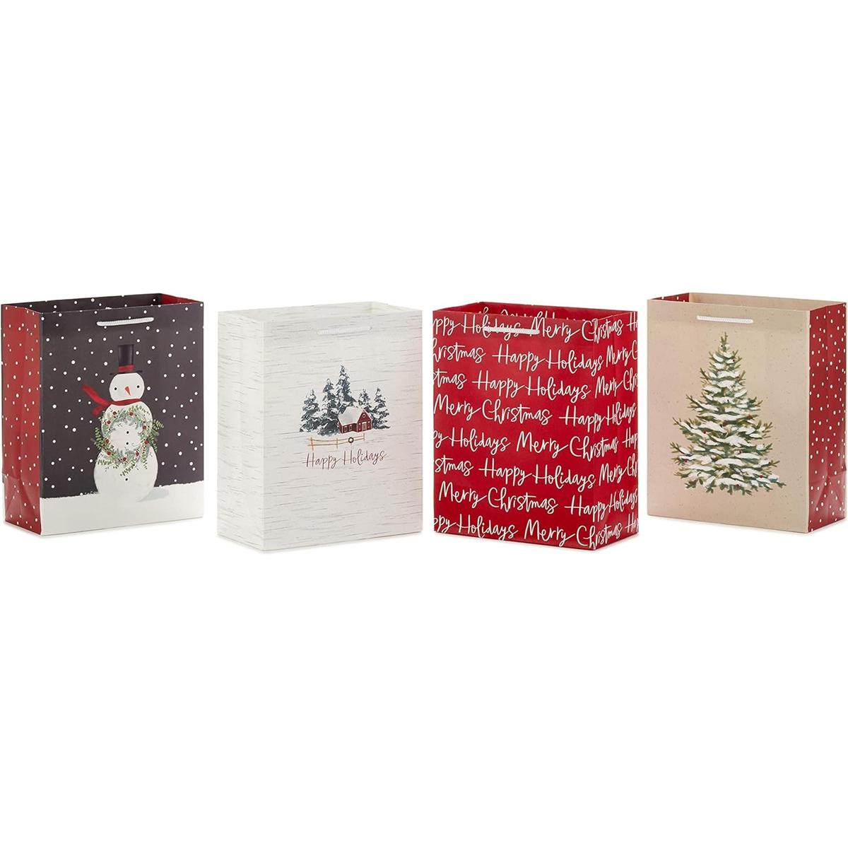 Hallmark Bolsas de regalo de Navidad medianas de 9