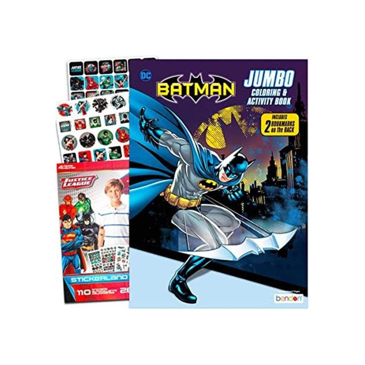 DC Comics Batman Juego de colorear y actividades Libro