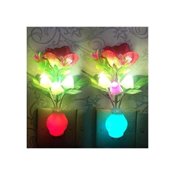 UTLK Paquete de 2 lámparas LED de noche de hongo con_1