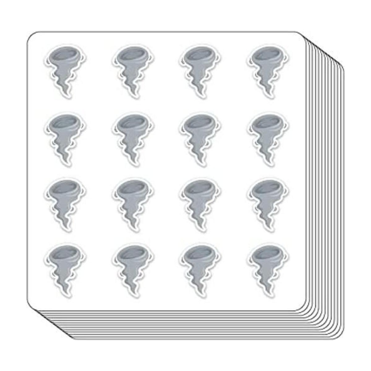 Tornado Calcomanías planificadoras 0.5 pulgadas álbum