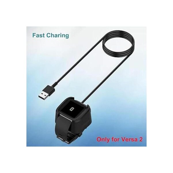 ExMRAT Cable de carga USB para Fitbit Versa 2 no para