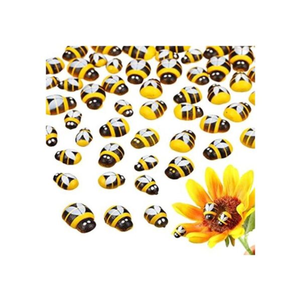 150 piezas de decoración de abejas de madera