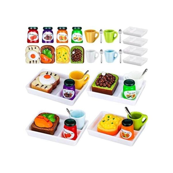 Juego de accesorios de cocina de casa de muñecas en