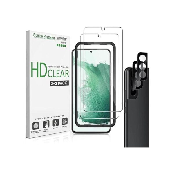 amFilm Paquete de 2 protectores de pantalla híbridos para_1