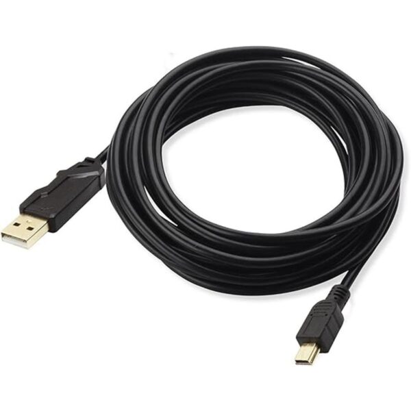 AllEasy Cable mini USB 2.0 tipo A a mini B macho Negro_1