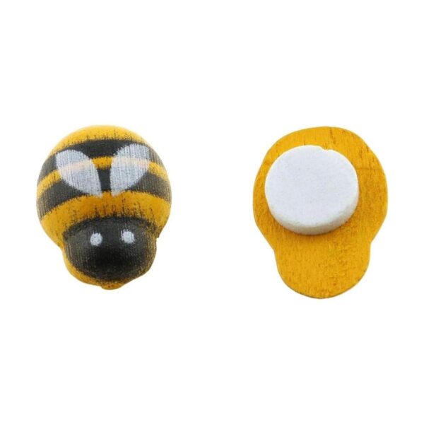 Eoutstanding Woode Bumble Pegatina 100pcs 9X13mm 3D_3