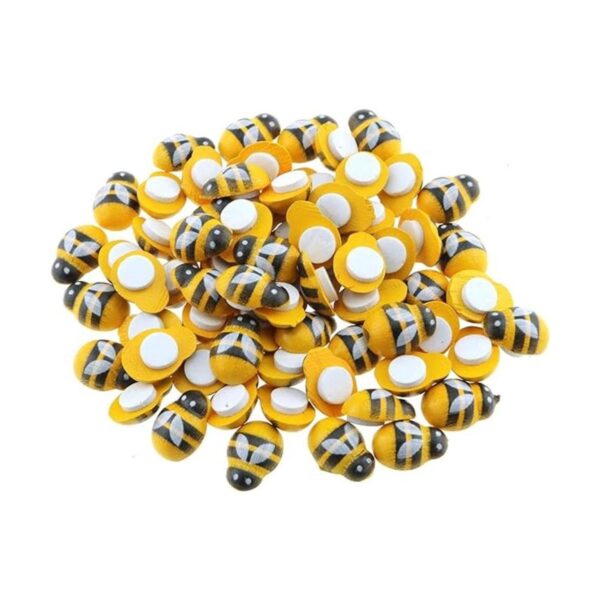 Eoutstanding Woode Bumble Pegatina 100pcs 9X13mm 3D_1