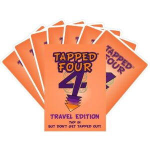 Juego de cartas Tapped Four Travel Edition 2 a 6_1