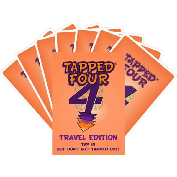 Juego de cartas Tapped Four Travel Edition 2 a 6_1