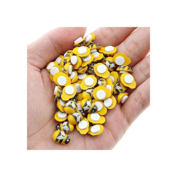 Eoutstanding Woode Bumble Pegatina 100pcs 9X13mm 3D_5