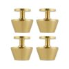 Eoutstanding Juego de 4 piezas color dorado 12_4