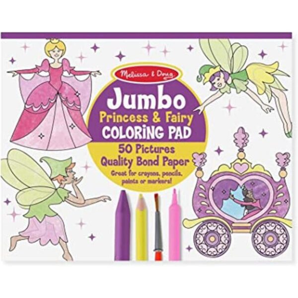 Melissa Doug Almohadilla de princesa y hada tamaño jumbo_1