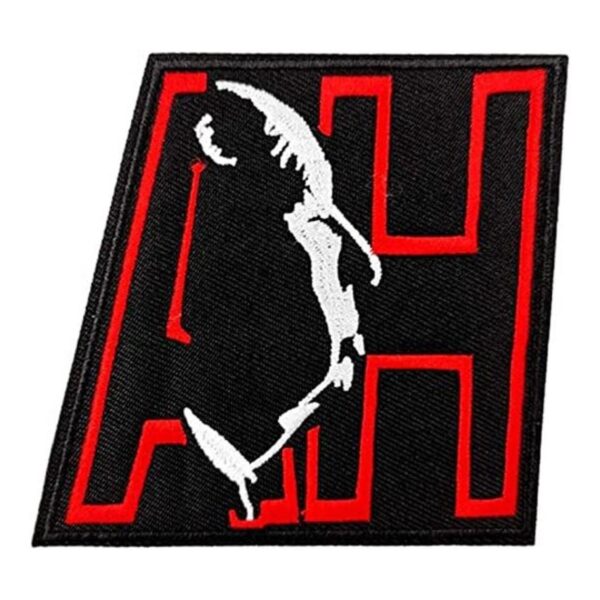 Logotipo bordado de Alfred Hitchcock Face de 3.5 in para_1
