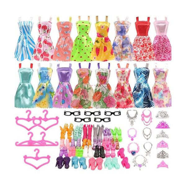 Ropa Barwa para muñeca 32 piezas de ropa y accesorios 10