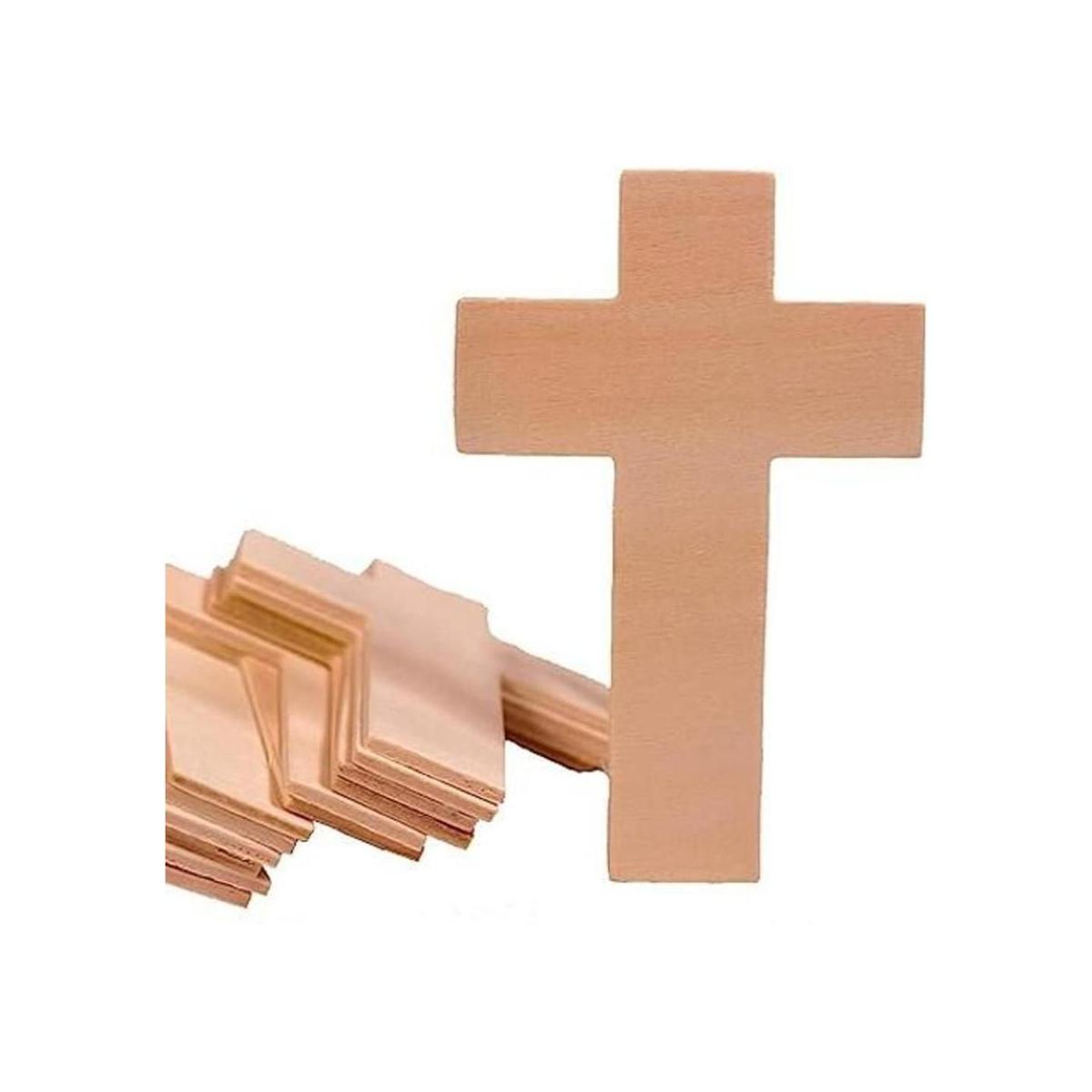 Creative Hobbies 4.25 inch alta Unfinished Cruz de madera