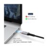 Cable de extensión USB C de 6.6 pies USB C a USB C macho_2