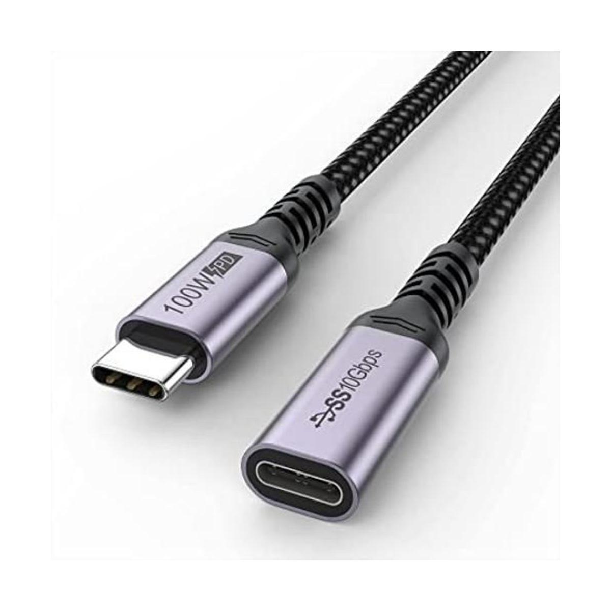 Cable de extensión USB C de 6.6 pies USB C a USB C macho