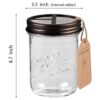 Soporte para cepillos de dientes Mason Jar Acero