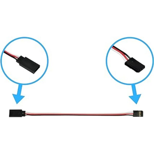 Extensión servo estilo Futaba de 5.906 in 5 unidades_2